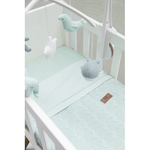 Babys only Bettlaken, Silbergrau (100x80 cm)