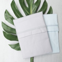 Babys only Bettlaken, Puderblau (100x80 cm)