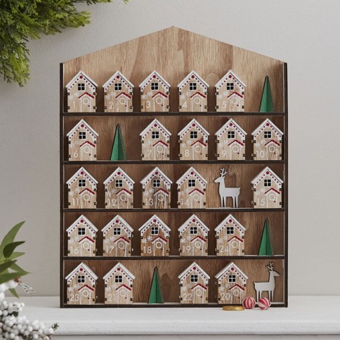 Holz Adventskalender
