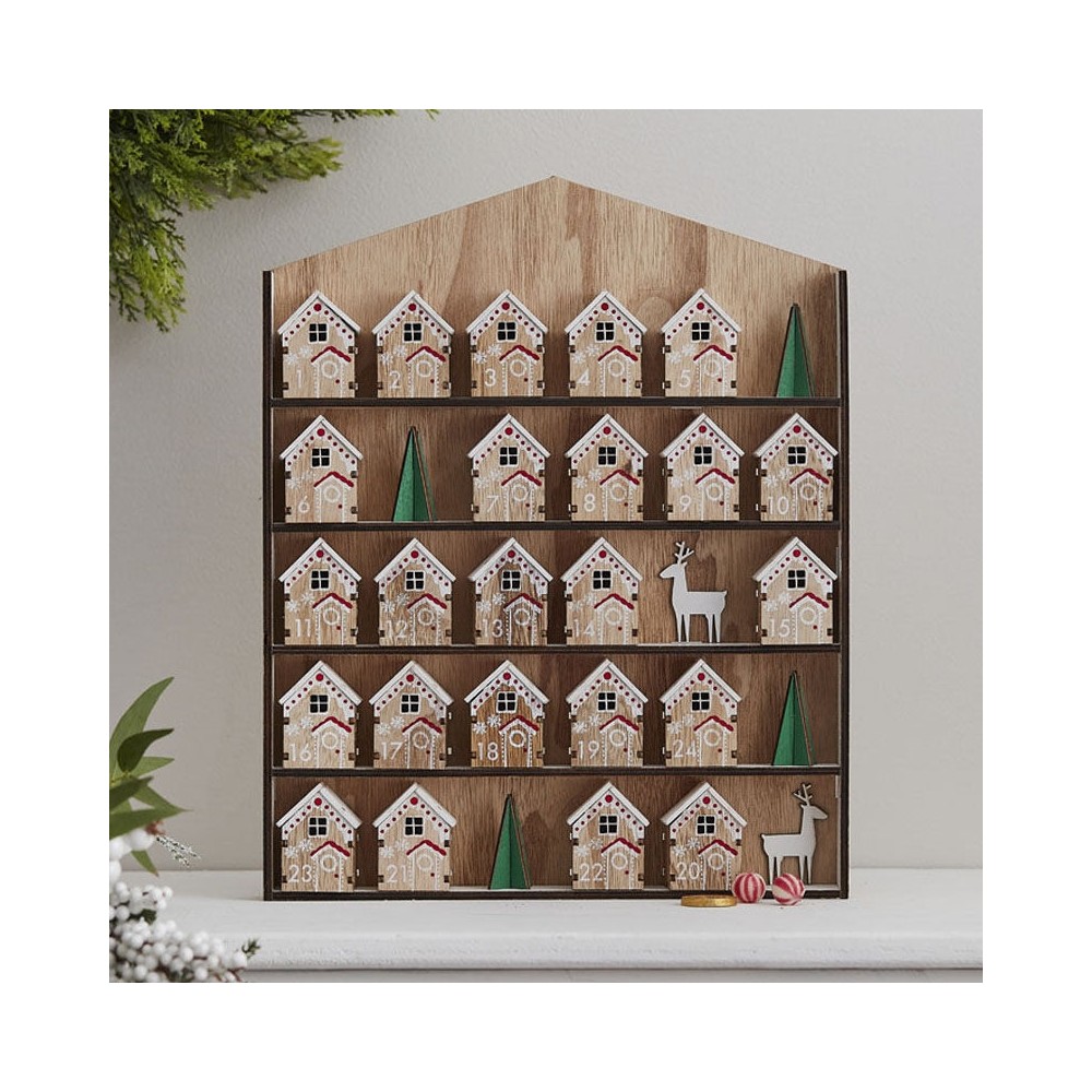 Holz Adventskalender