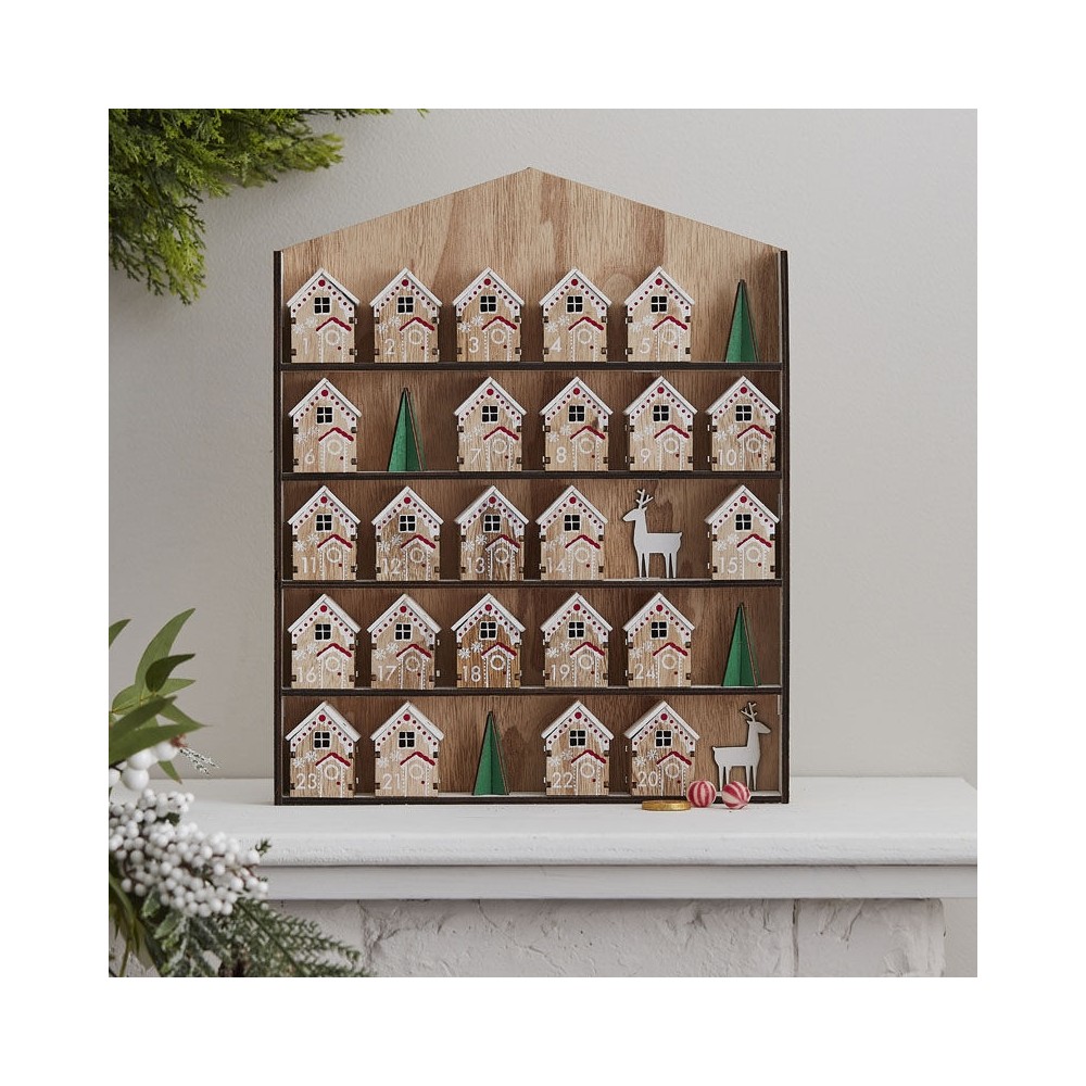Holz Adventskalender