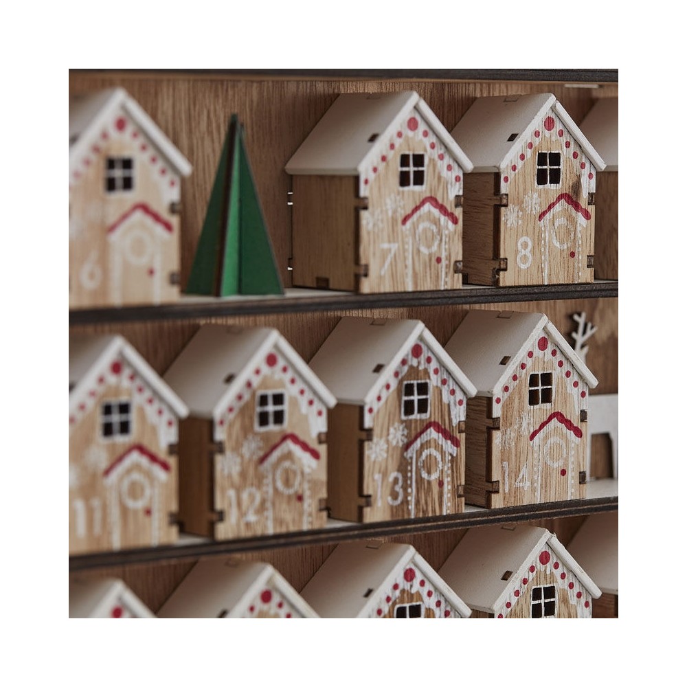 Holz Adventskalender