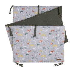 Babys only Bettnest Leaf, Silbergrau