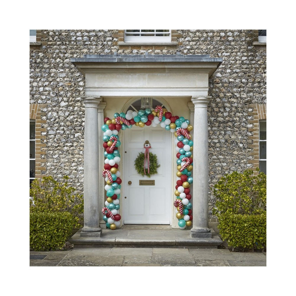 Ballonbogen Weihnachten Zuckerstange