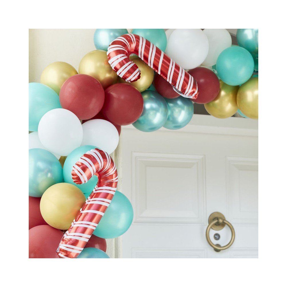 Ballonbogen Weihnachten Zuckerstange