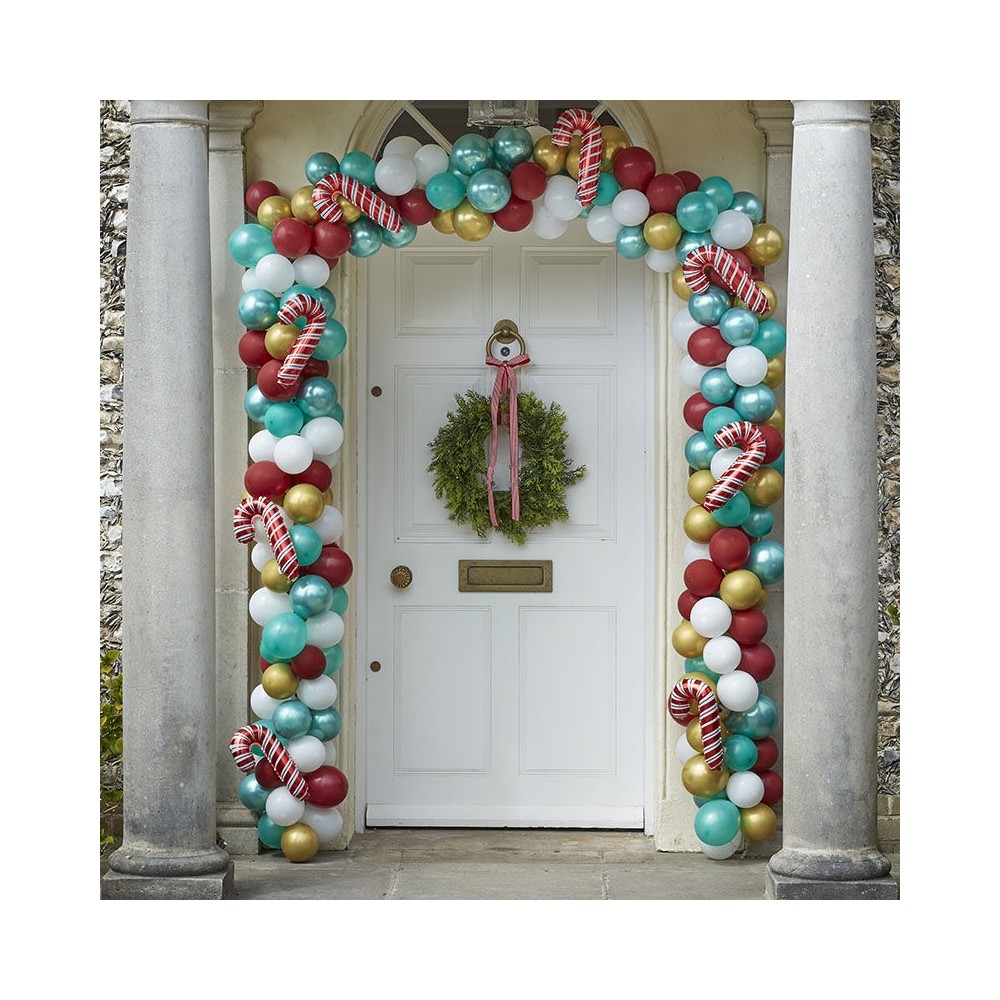 Ballonbogen Weihnachten Zuckerstange