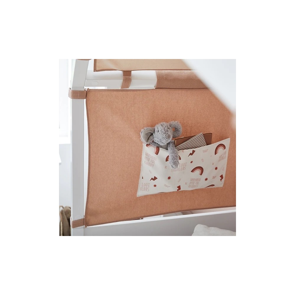 Cool Kids Einzelbett mit Hütte RAINBOW