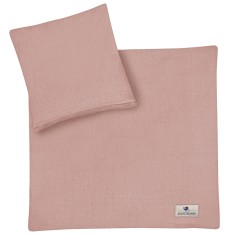 Julius Zöllner Bettwäsche Musselin 100x135/40x60 cm, Dusty Rose