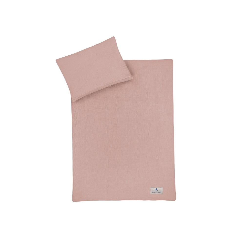 Julius Zöllner Bettwäsche Musselin 100x135/40x60 cm, Dusty Rose