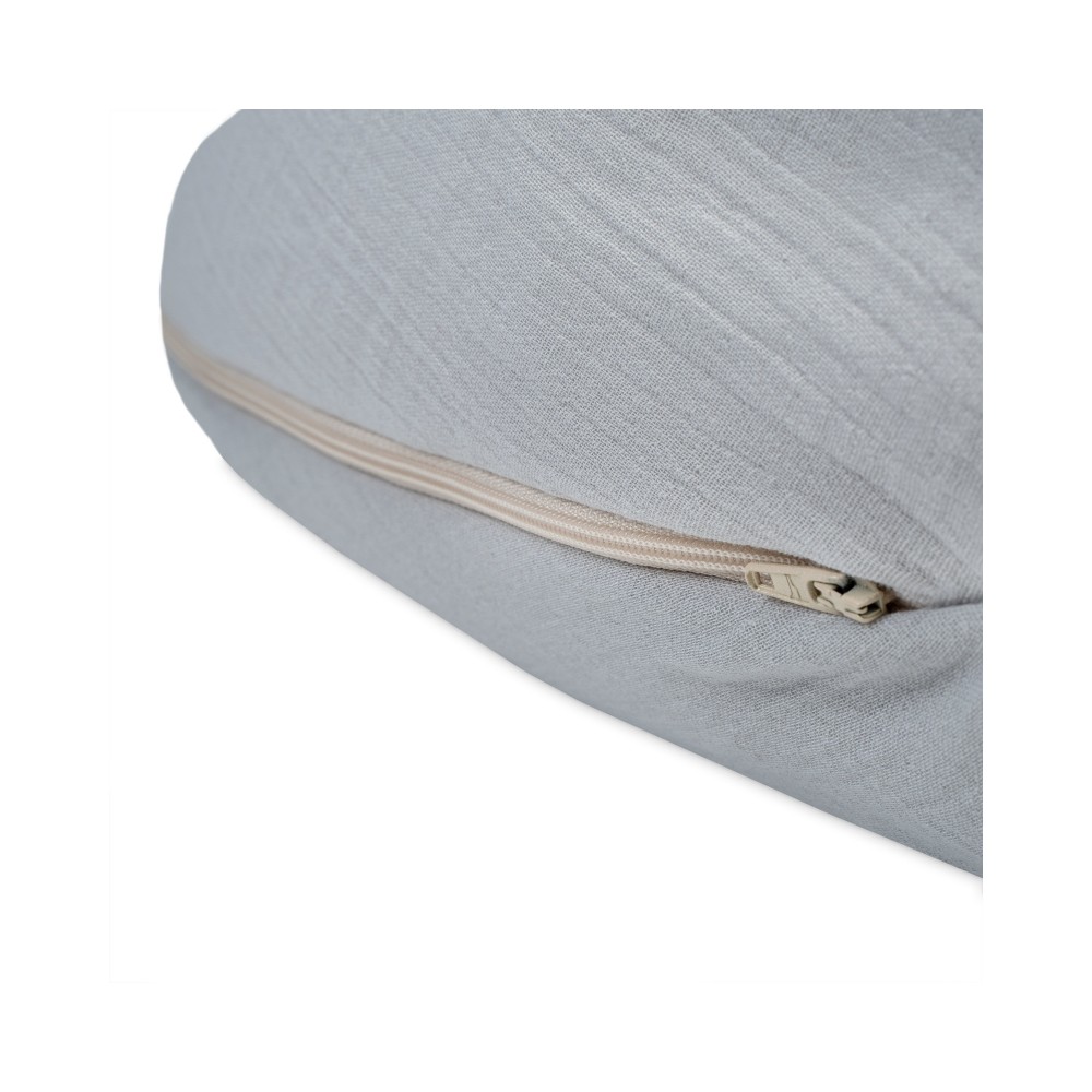 Julius Zöllner Stillkissen Musselin, grau