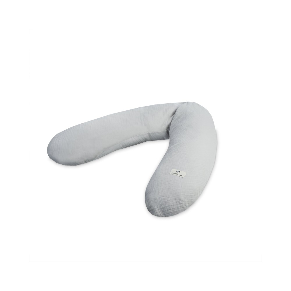 Julius Zöllner Stillkissen Musselin, grau