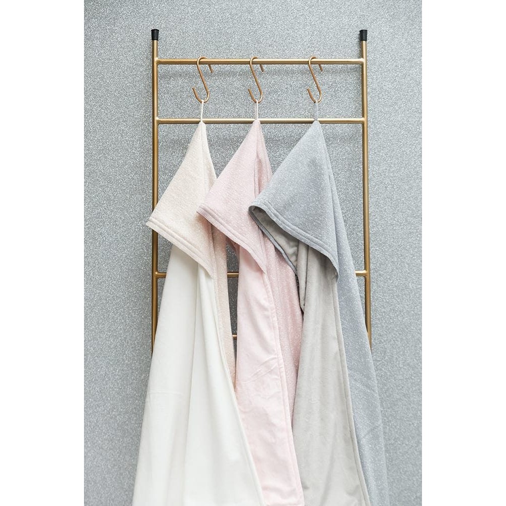 Kapuzendecke soft Sparkle, Gold-Elfenbein Melee