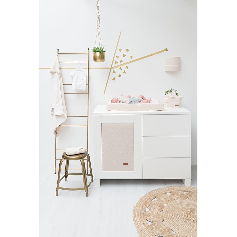 Kapuzendecke soft Sparkle, Gold-Elfenbein Melee