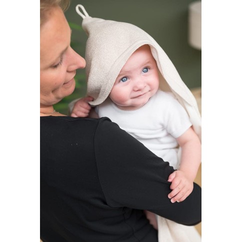 Kapuzendecke Soft Sparkle, Silber-Rosa Melee