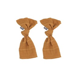 Babys only Swaddle Sparkling, Ocker (2er Pack, 65x65cm)