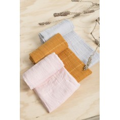 Babys only Swaddle Sparkling, Khaki (2er Pack, 65x65cm)