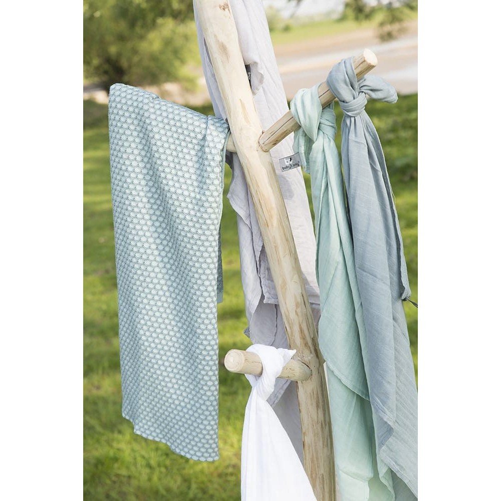 Babys only Swaddle, Silbergrau (2er Pack, 65x65cm)