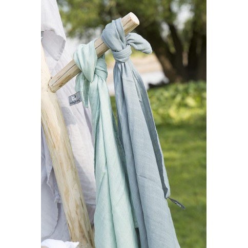 Babys only Swaddle, Stonegreen (2er Pack, 65x65cm)