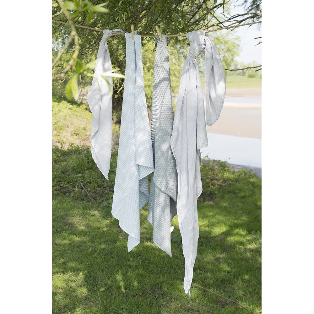 Babys only Swaddle, Weiss  (2er Pack, 65x65cm)