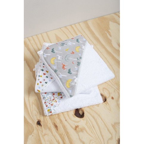 Babys only Kapuzenbadetuch, Leaf