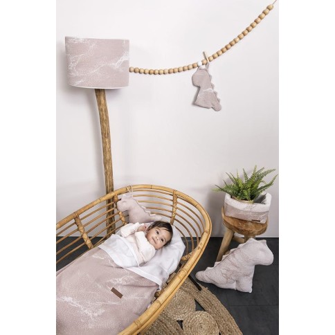 Babys only Schnullertuch Marble, Granit/Grau