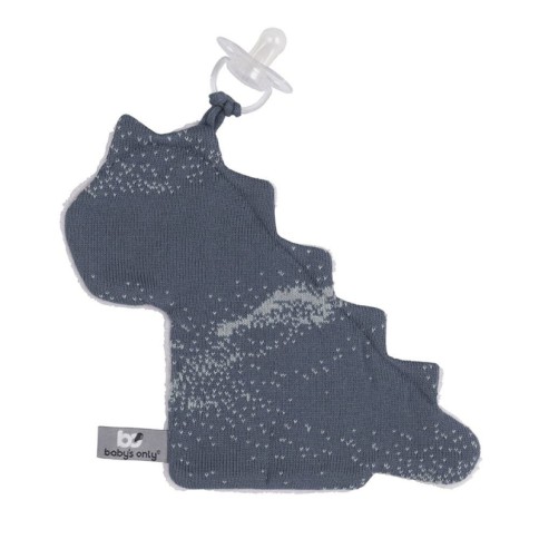 Babys only Schnullertuch Marble, Granit/Grau