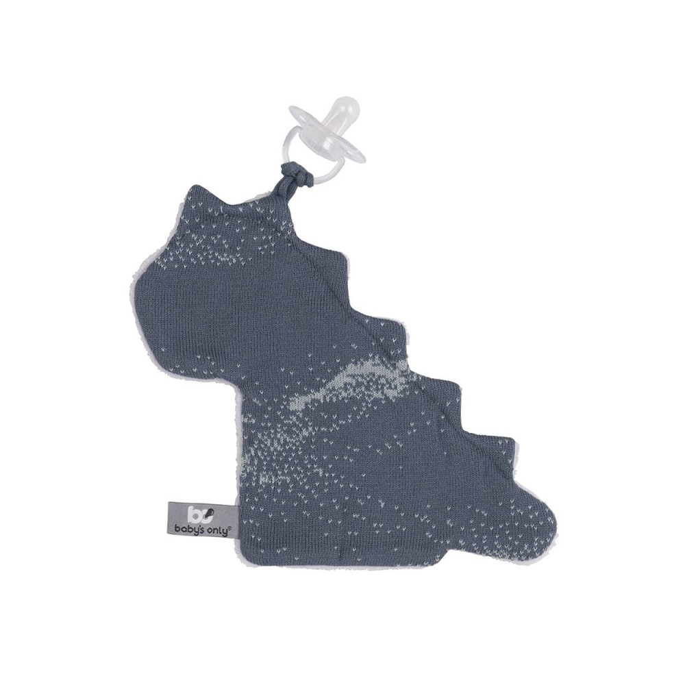 Babys only Schnullertuch Marble, Granit/Grau