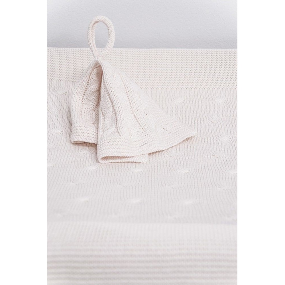 Babys only Schnullertuch Cable, Anthrazit