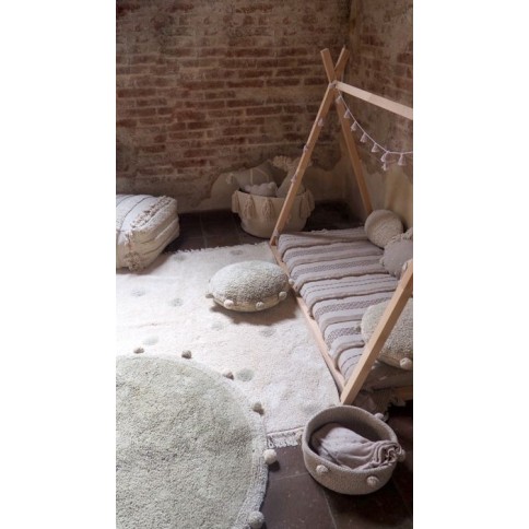 Teppich Hippy Dots Olive