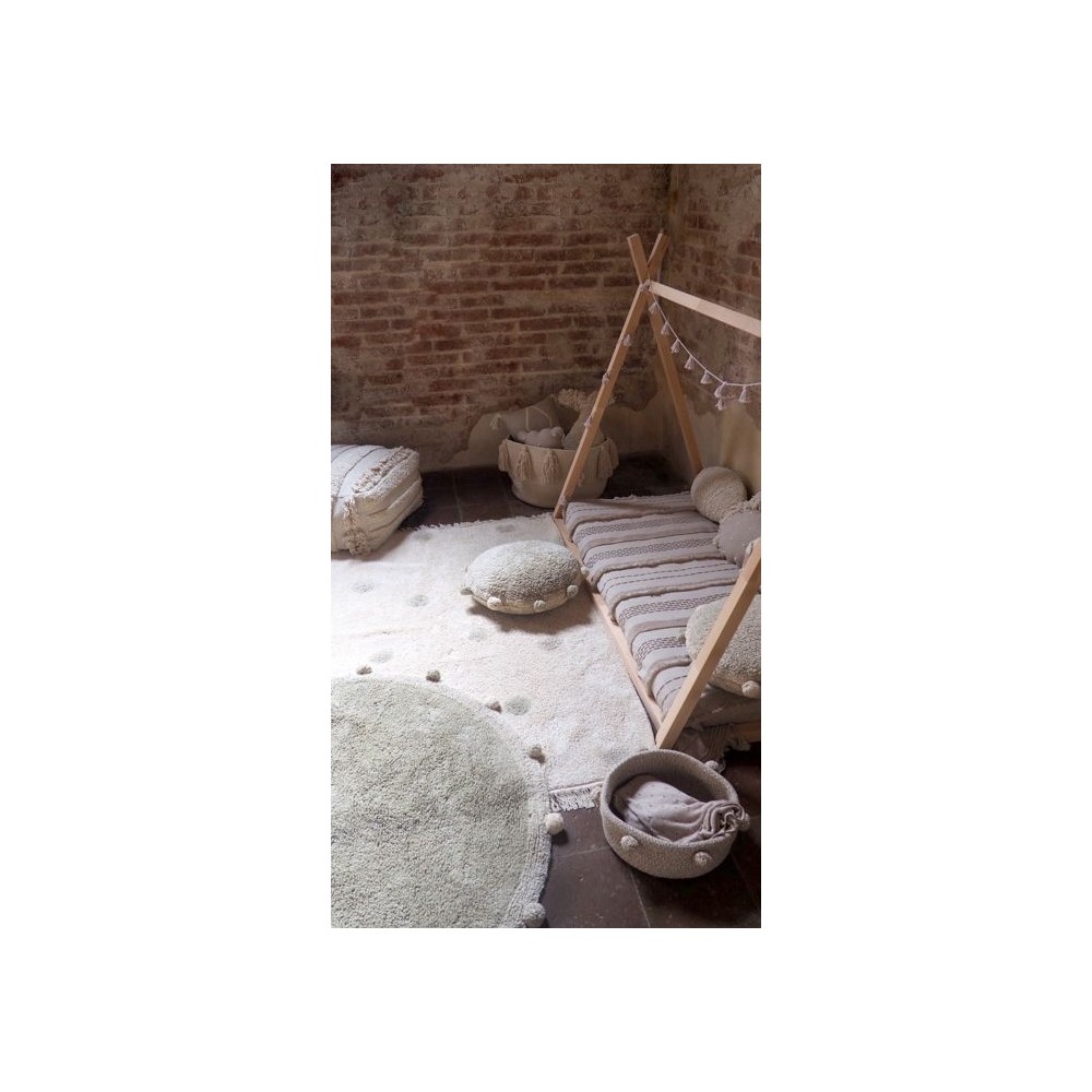 Teppich Hippy Dots Olive