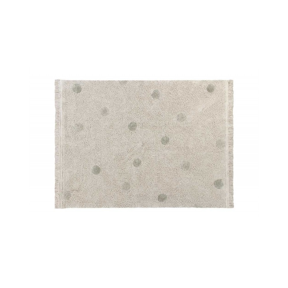 Teppich Hippy Dots Olive