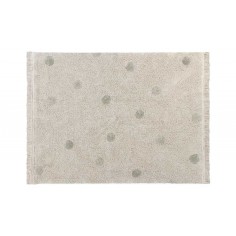 Teppich Hippy Dots Olive