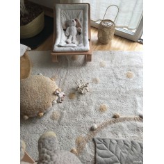 Teppich Hippy Dots Honey