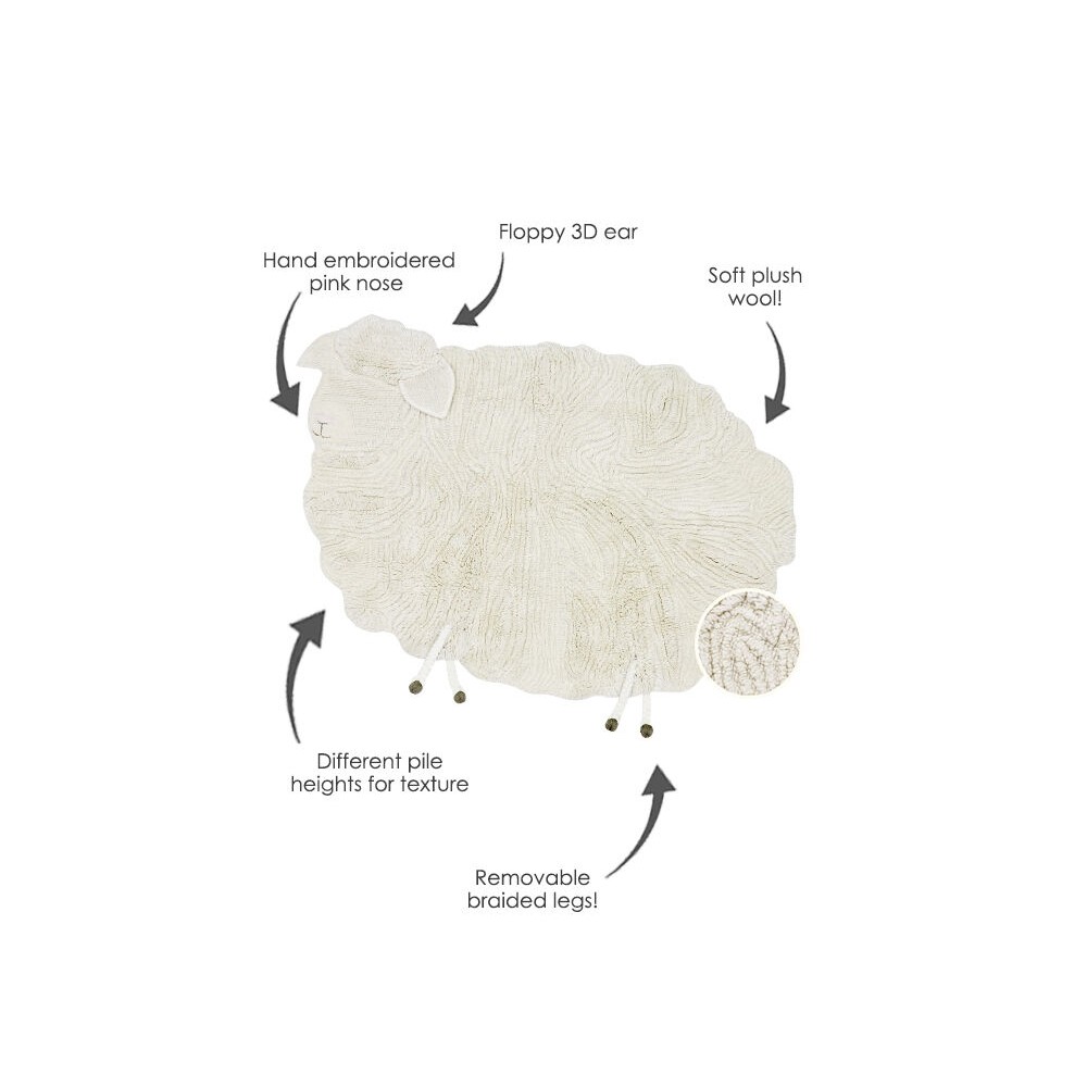 Teppich Woolable Pink Nose Sheep