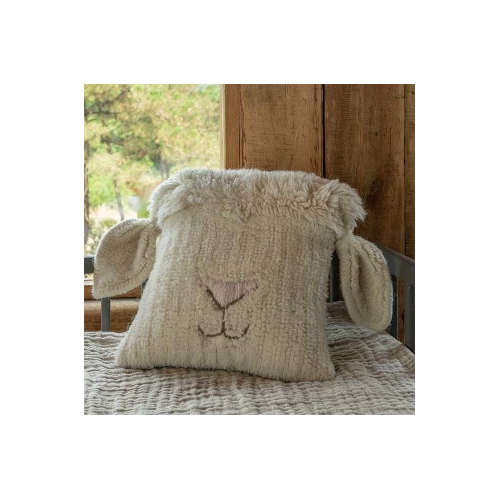 Lorena Canals Kissen Woolable, Pink Nose Sheep
