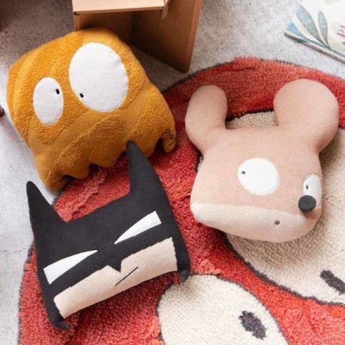 Lorena Canals x Edgar Plans Strickkissen, Ghosty