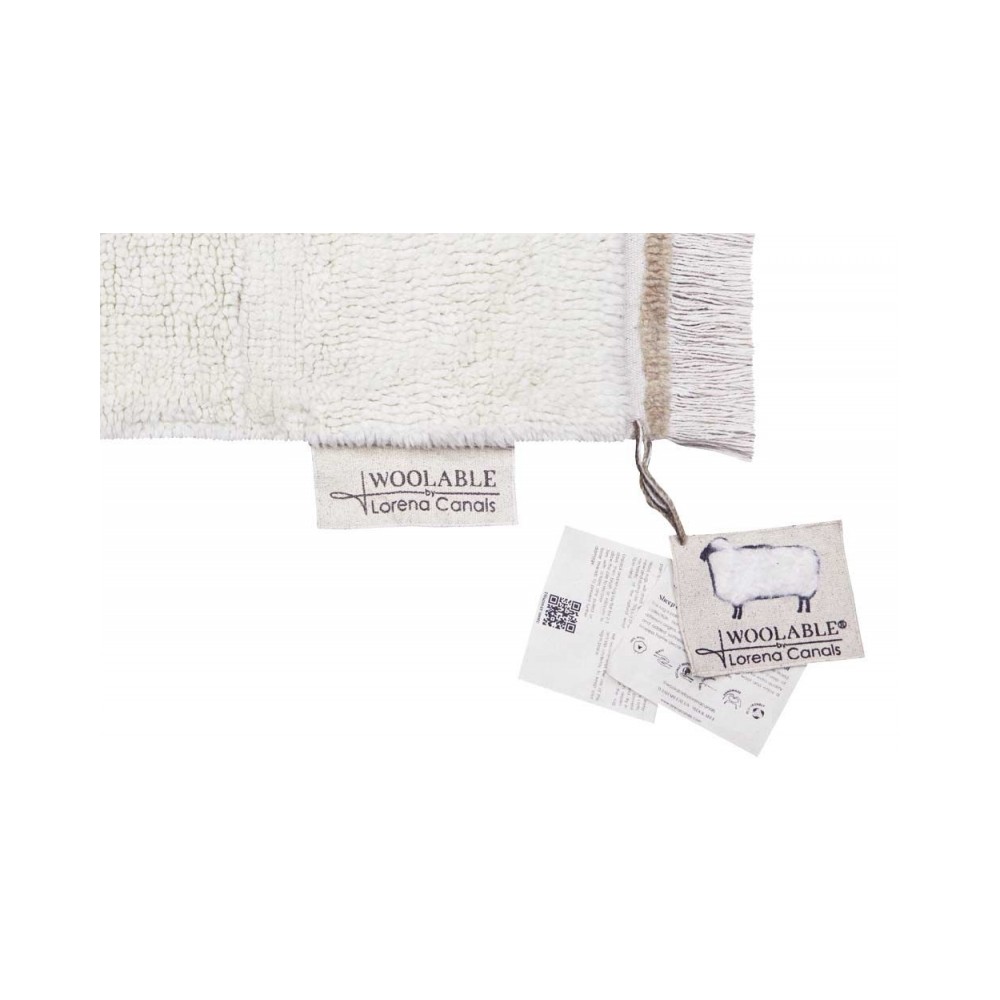 Teppich Woolable Steppe Sheep White