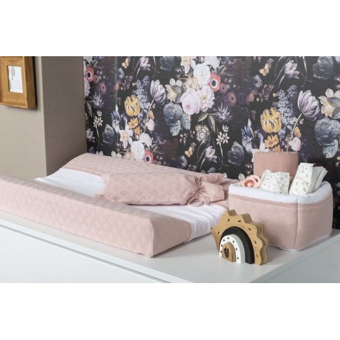 Babys only Strickkorb, Hellblau/ Sterne Grau