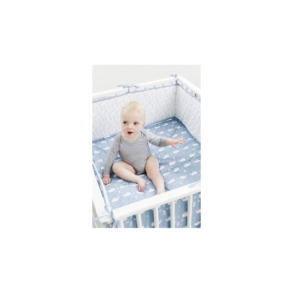 Fresk Laufgitternestchen, Whale Blue Fog