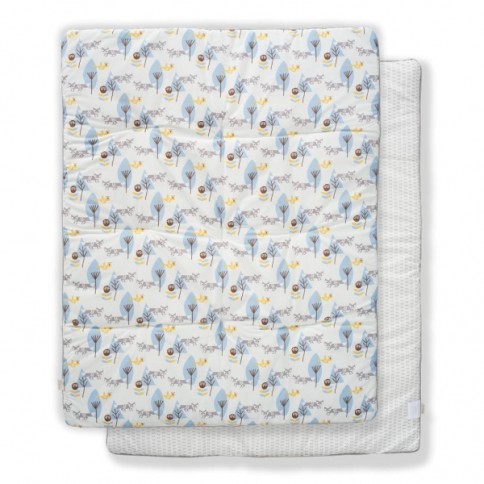 Fresk Laufgittereinlage/ Krabbeldecke, Fox Blue