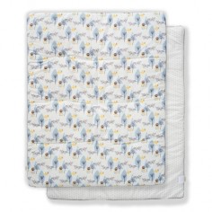 Fresk Laufgittereinlage/ Krabbeldecke, Fox Blue