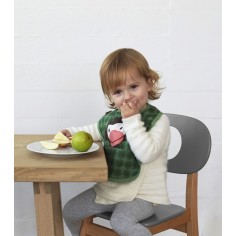 Franck & Fischer Bavoirs, singe - bleu