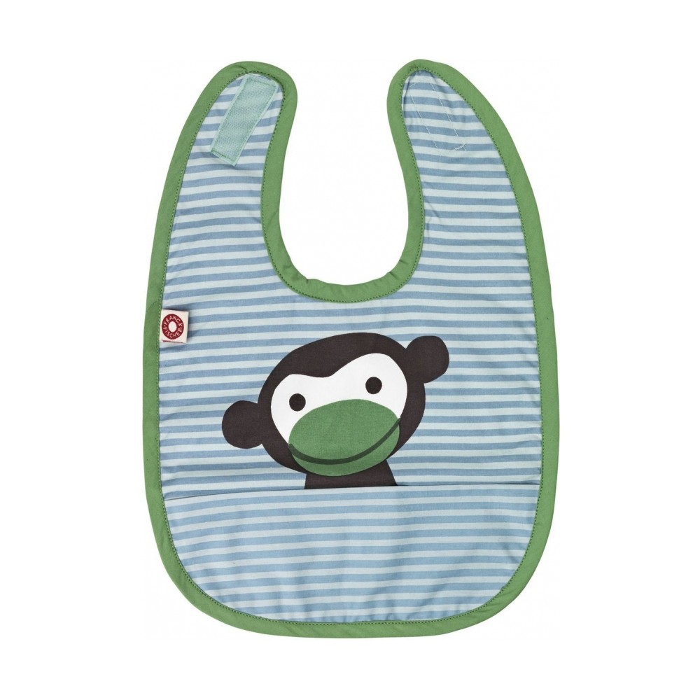 Franck & Fischer Lätzchen, Affe - Blau