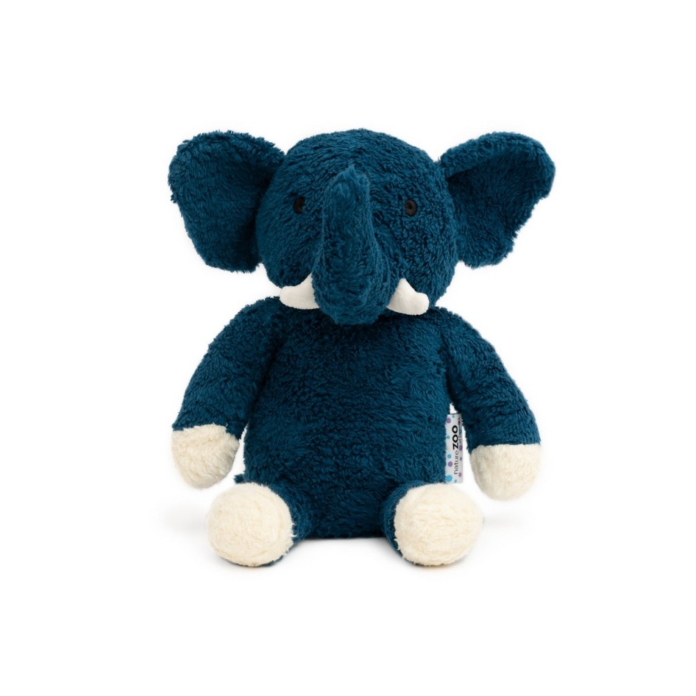 natureZOO Bio XL Teddybär, Dunkelblauer Elefant