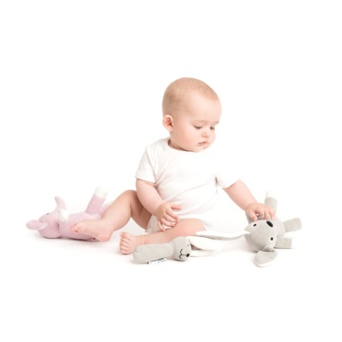 natureZOO Bio-Velour-Teddybär, Graues Kaninchen