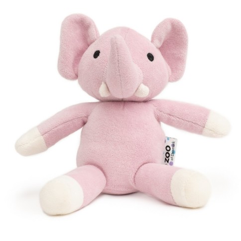 natureZOO Bio-Velour-Teddybär, Helllila Elefant