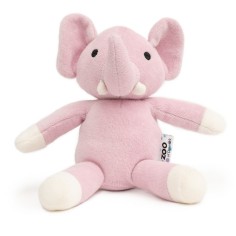 natureZOO Bio-Velour-Teddybär, Helllila Elefant