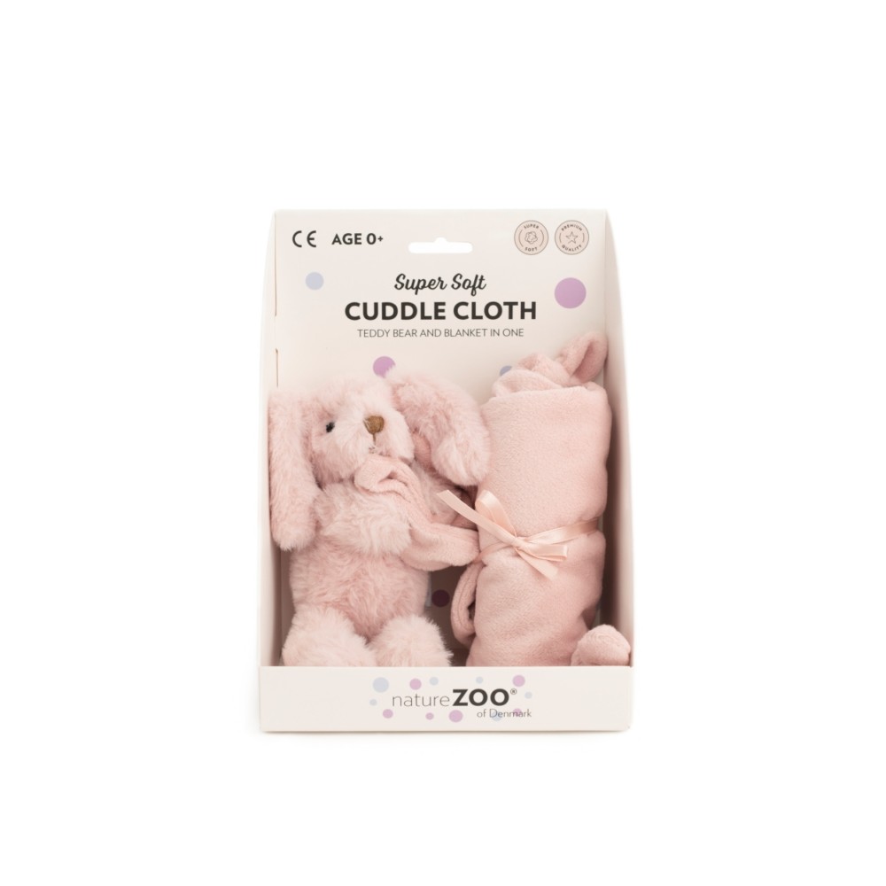 natureZOO Schmusetuch, Hellrosa Kaninchen
