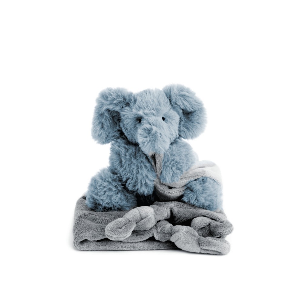 natureZOO Kuscheltuch, Blauer Elefant