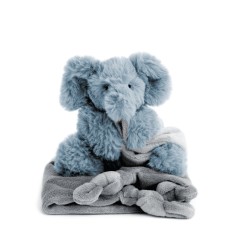 natureZOO Kuscheltuch, Blauer Elefant